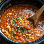Crock Pot Lasagna Soup Recipe