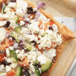 Greek Veggie Pizza Squares Recipe