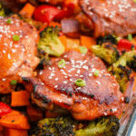 Honey Soy Baked Chicken and Veggies Recipe