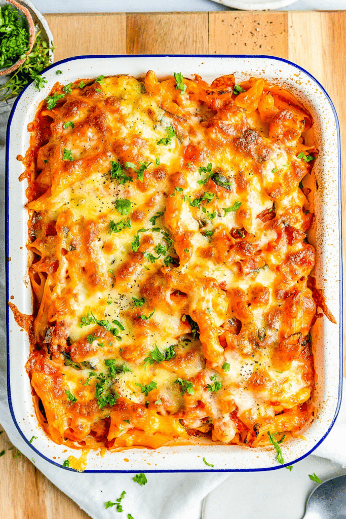 Chicken and Bacon Pasta Casserole Recipe