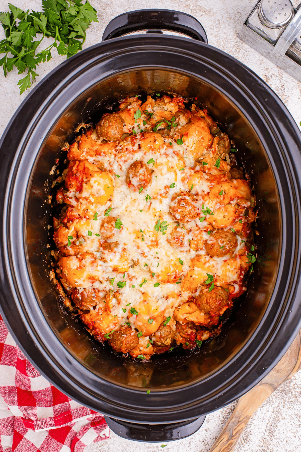Slow Cooker Meatball Casserole Recipe