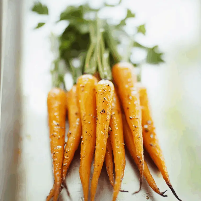 Tangy Lemon Garlic Roasted Carrots Recipe