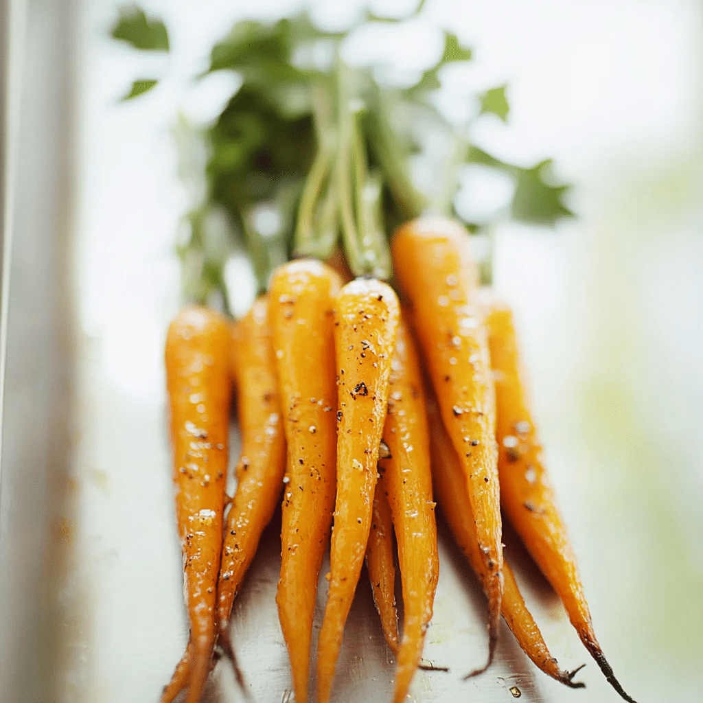 Tangy Lemon Garlic Roasted Carrots Recipe