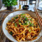 Quick and Easy 10 Minute Chili Oil Udon Noodles Recipe