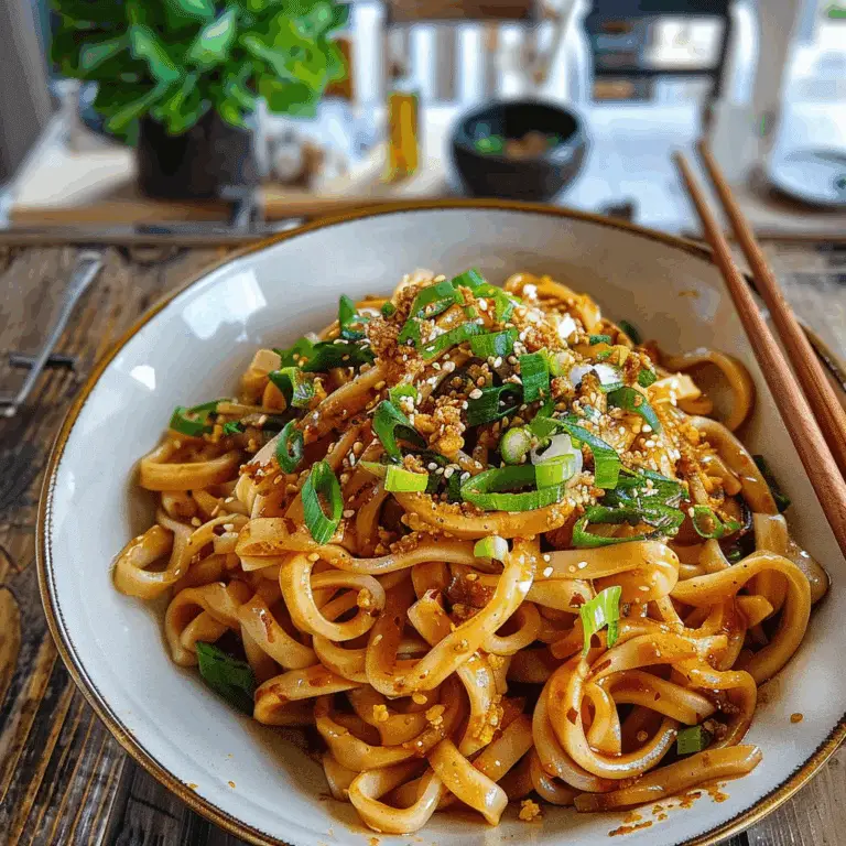 Quick and Easy 10 Minute Chili Oil Udon Noodles Recipe