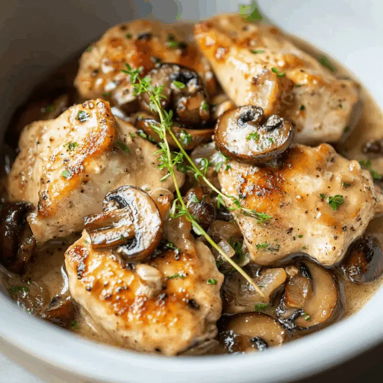 Easy and Flavorful Mushroom Chicken Recipe