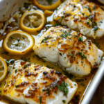 Lemon Butter Baked Cod Recipe
