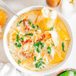 Slow Cooker White Chicken Lasagna Soup Recipe
