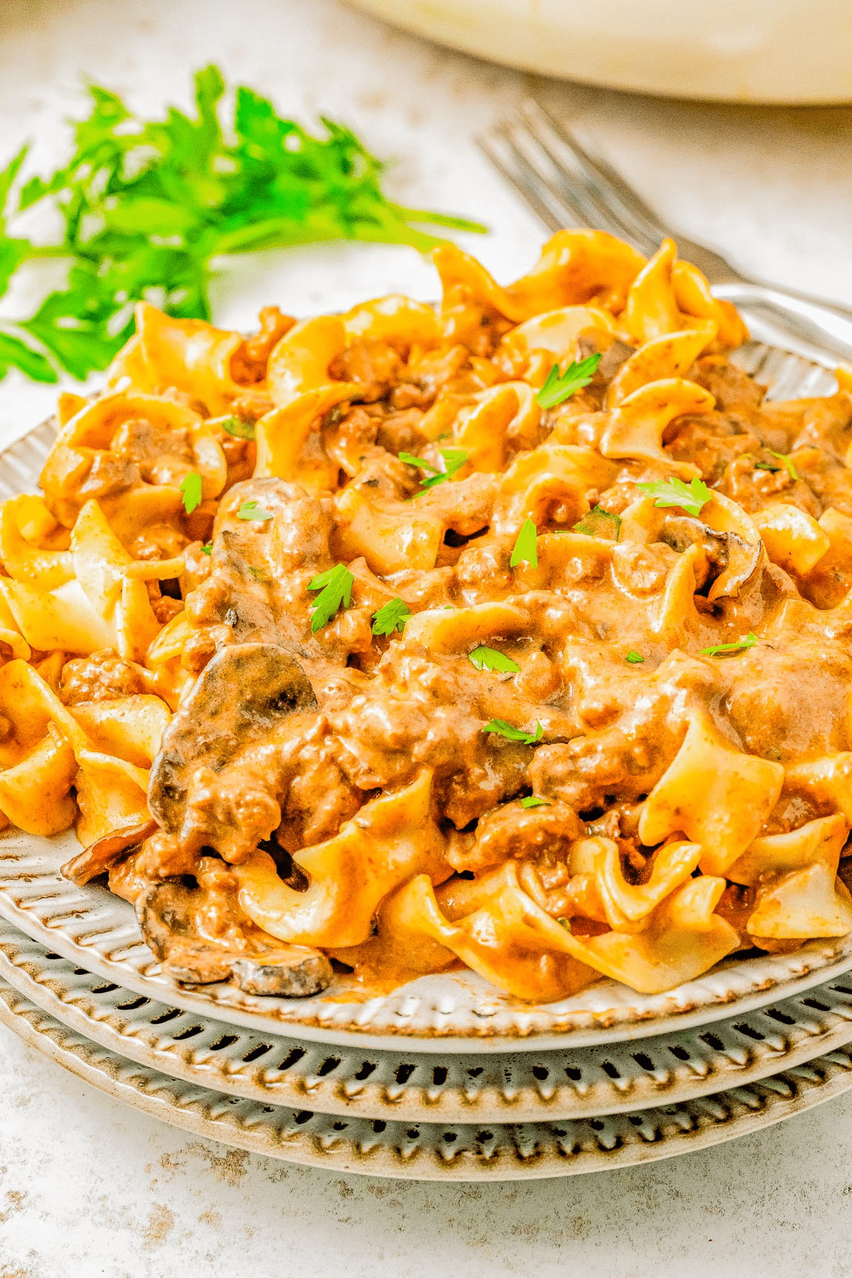 30-Minute Ground Beef Stroganoff Recipe