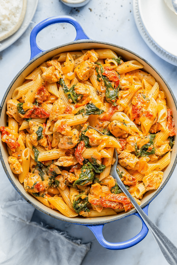 Tuscan Chicken Pasta Recipe