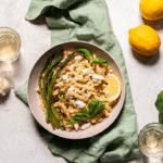 Fresh Spring Pasta Primavera with Feta Recipe