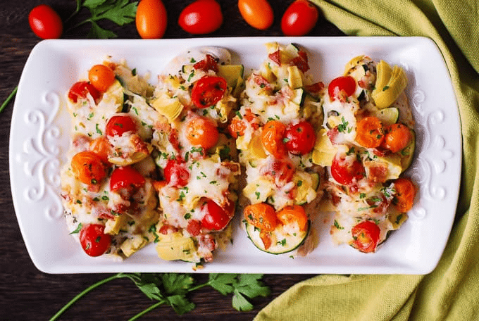 Baked Italian Chicken and Vegetables Recipe