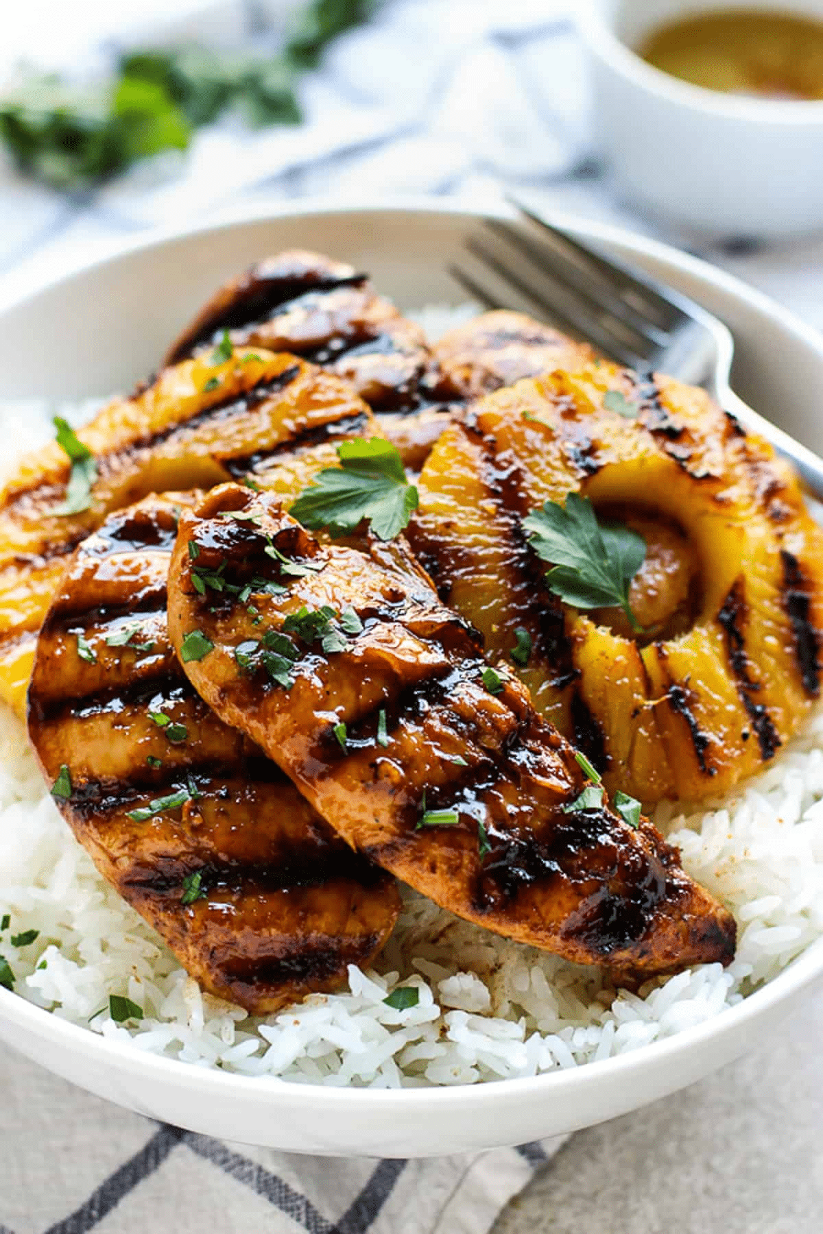 Hawaiian Chicken with Coconut Rice Recipe