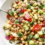 10-Minute Mediterranean Chickpea Salad Recipe