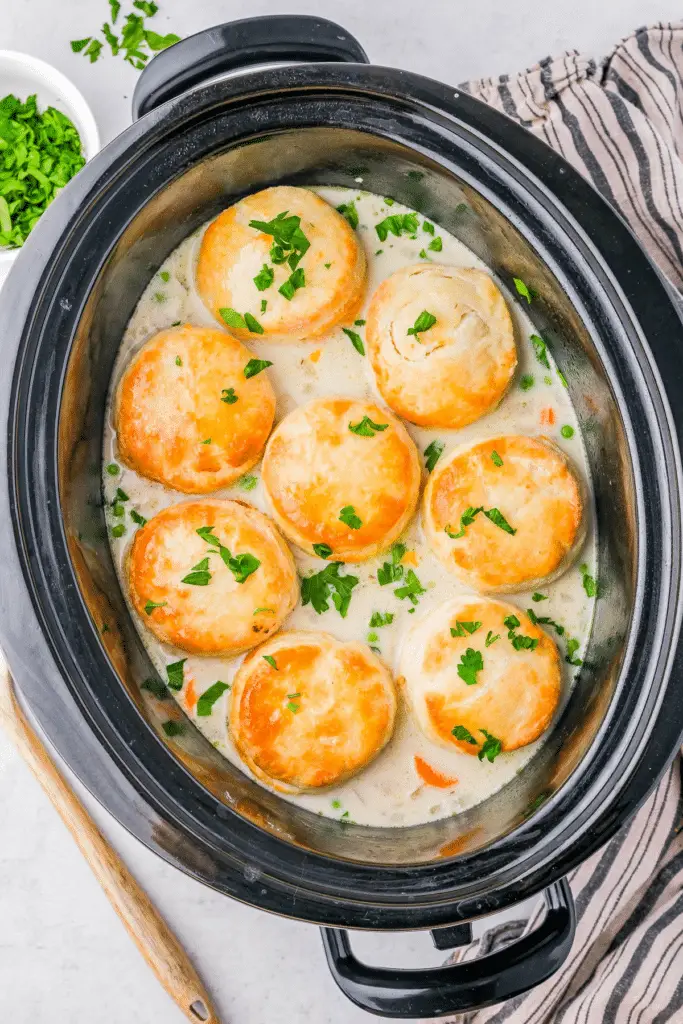 Slow Cooker Chicken and Biscuits Recipe
