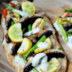Grilled Veggie French Onion Flatbreads Recipe