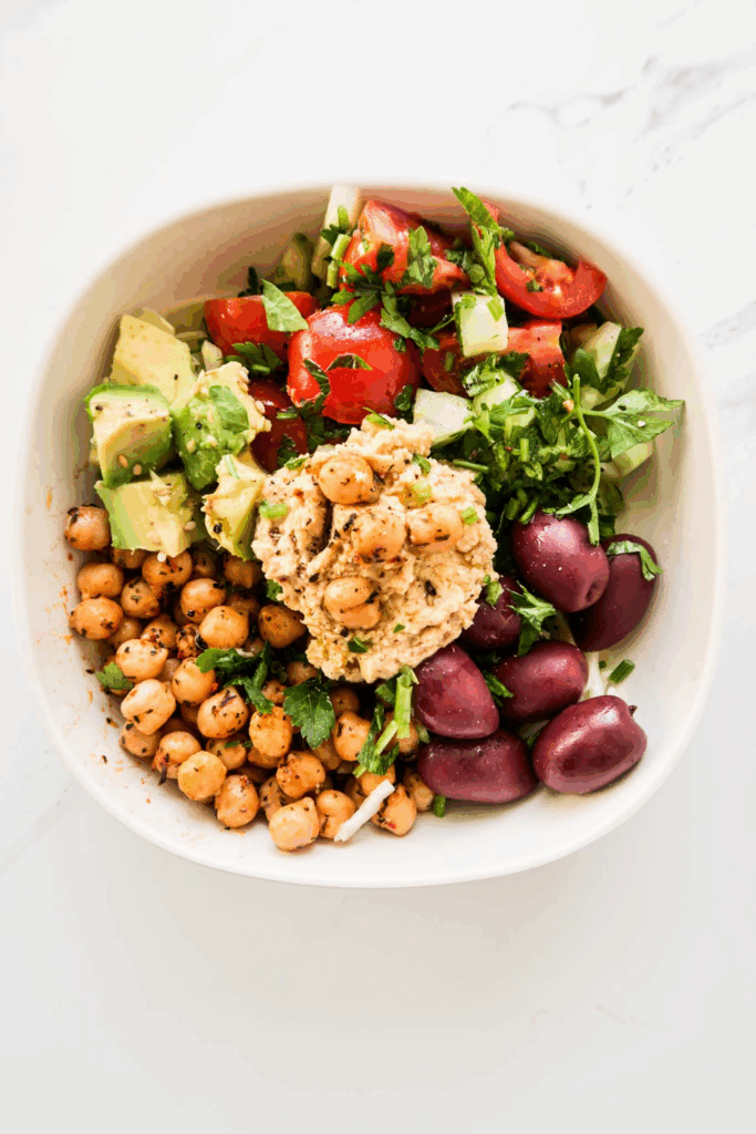 Spicy Mediterranean Lunch Bowl Recipe