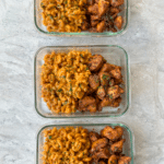 High Protein Honey Garlic Butter Chicken with Mac & Cheese Recipe
