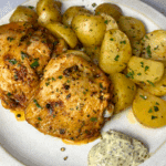Roasted Mediterranean Chicken Thighs & Baby Potatoes Recipe