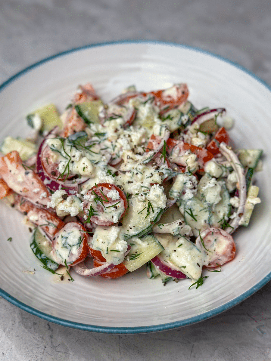 Easy Creamy Greek Yogurt Salad Dressing Recipe