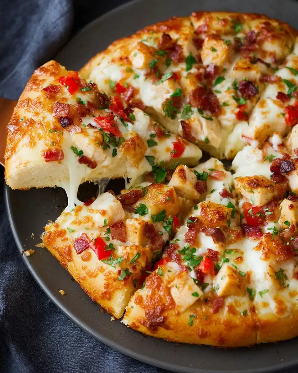 Chicken Alfredo Pizza Recipe