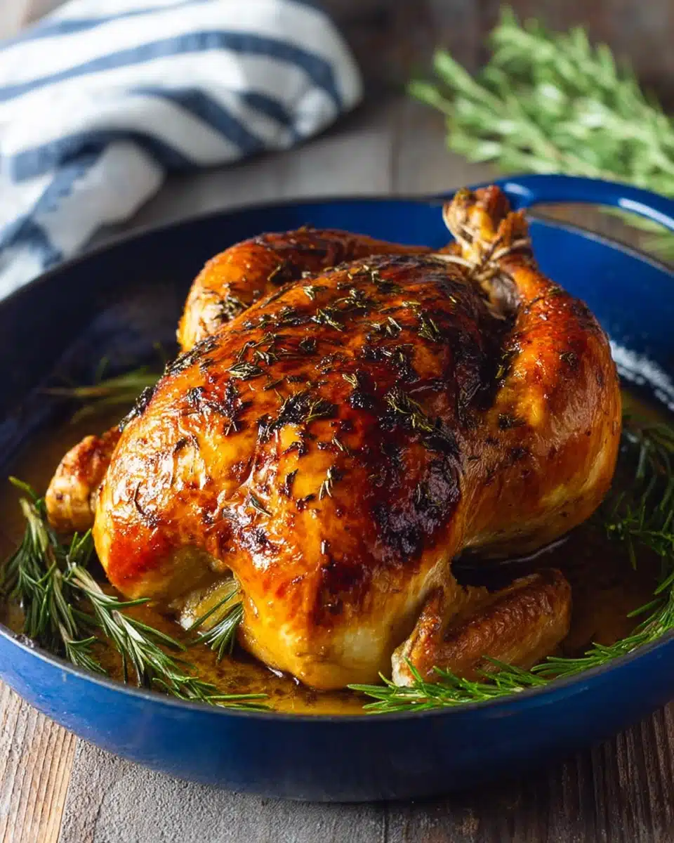 Roasted Chicken with Garlic and Herbs Recipe