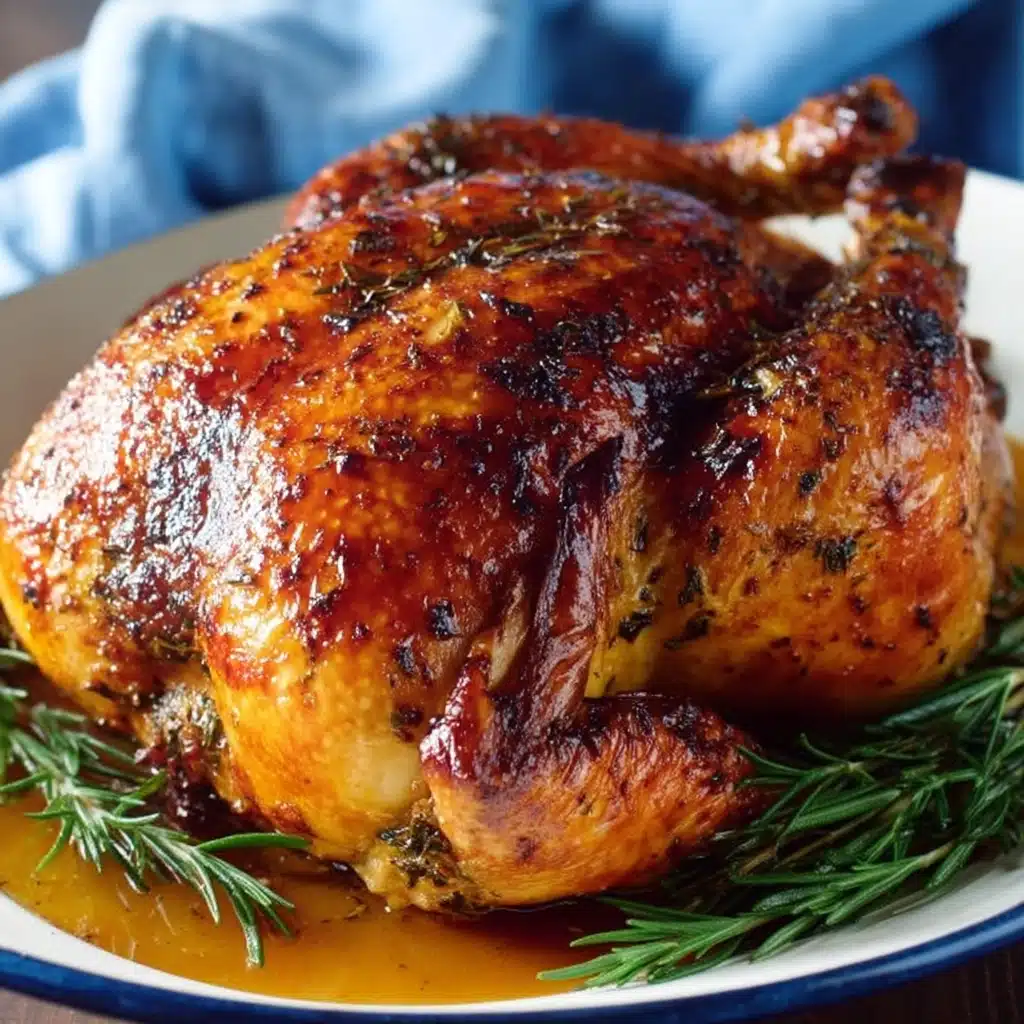 Roasted Chicken with Garlic and Herbs Recipe - Recipe Image