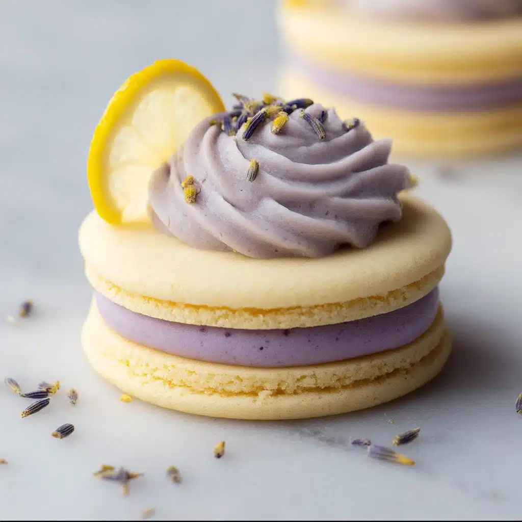 Lemon Lavender Sandwich Cookies Recipe - Recipe Image