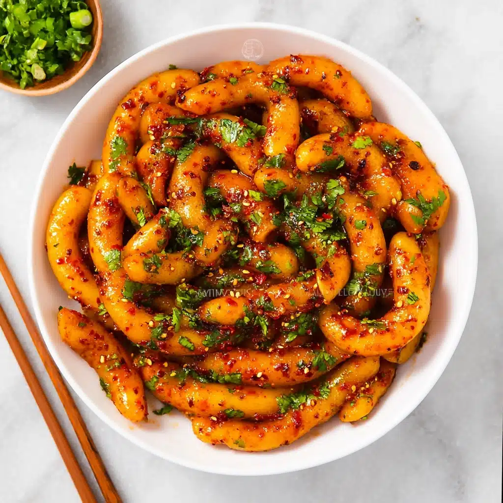 Spicy Potato Noodles Recipe - Recipe Image