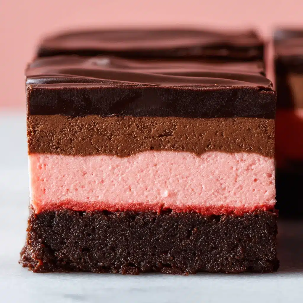 Chocolate Covered Strawberry Brownies Recipe - Recipe Image