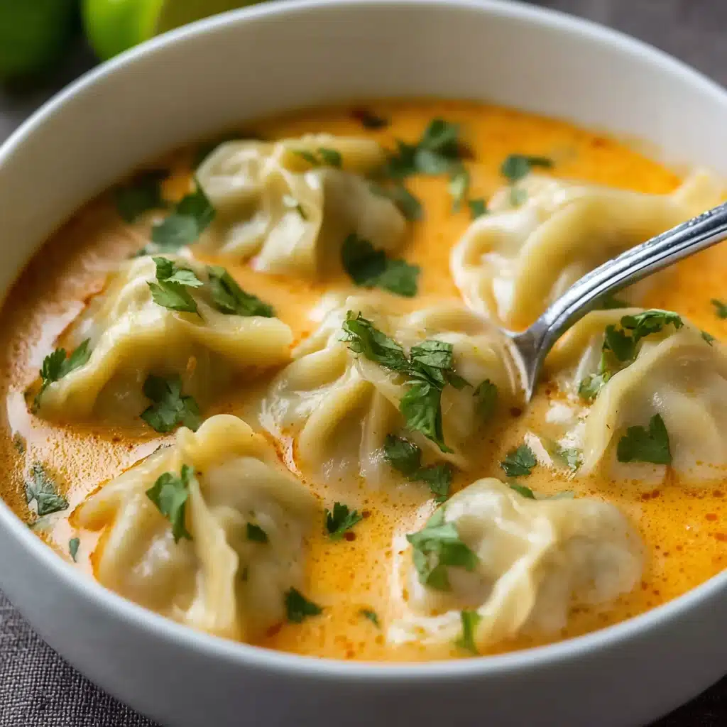 Delicious Curry Dumpling Soup Recipe - Recipe Image