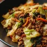 Chinese Ground Beef and Cabbage Stir-Fry Recipe