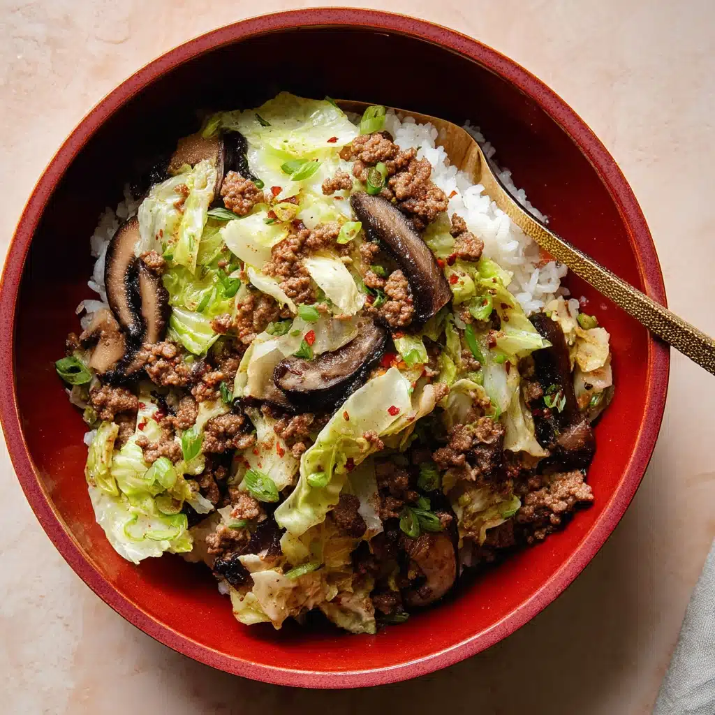 Chinese Ground Beef and Cabbage Stir-Fry Recipe - Recipe Image