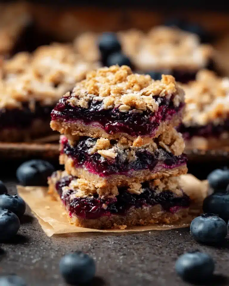 Blueberry Oatmeal Breakfast Bars [50 Minutes] Recipe