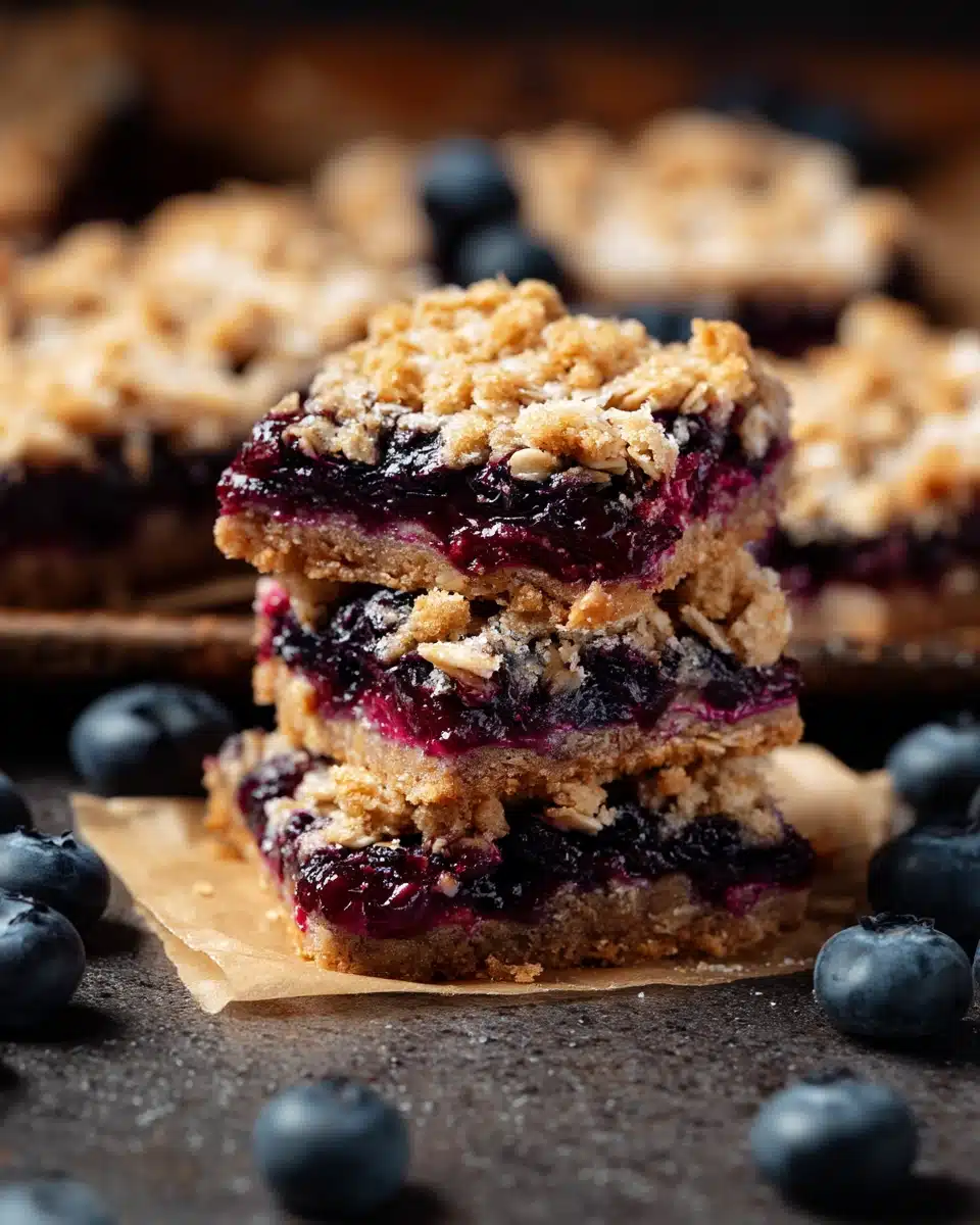 Blueberry Oatmeal Breakfast Bars [50 Minutes] Recipe