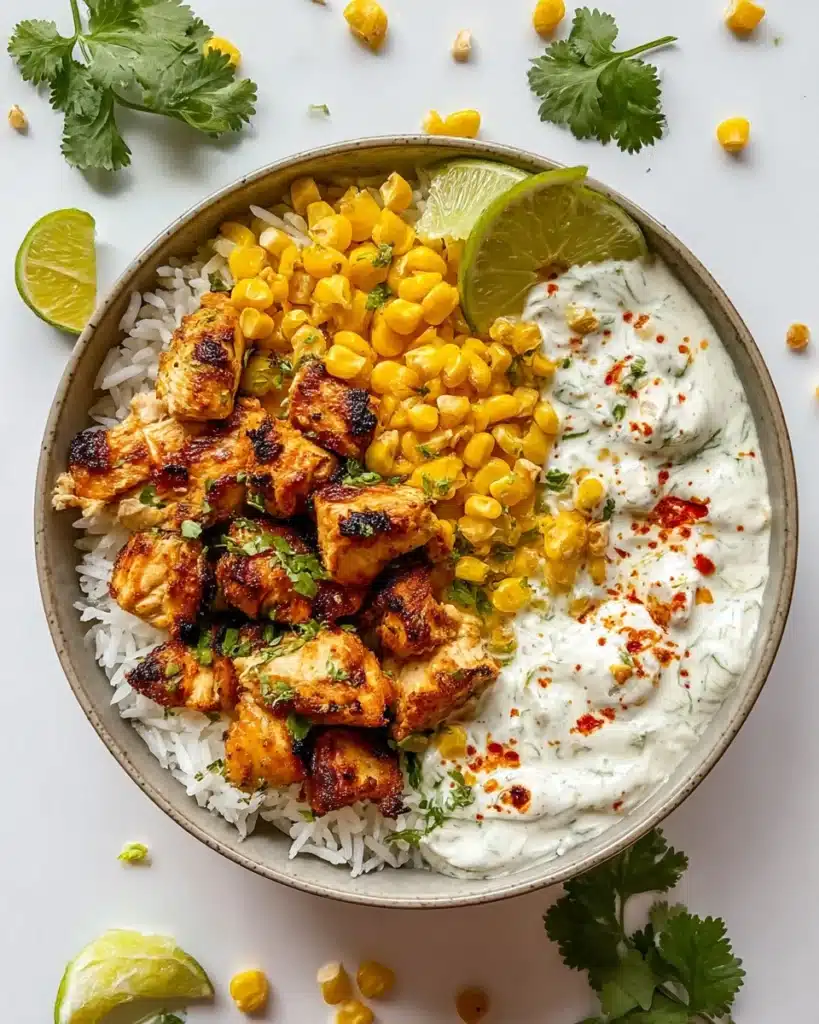 Street Corn Chicken Rice Bowl Recipe