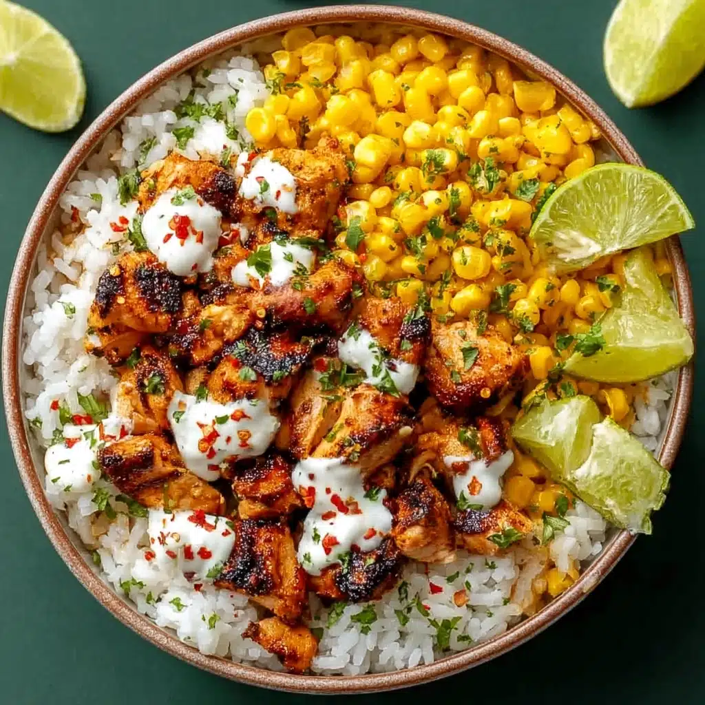 Street Corn Chicken Rice Bowl Recipe - Recipe Image