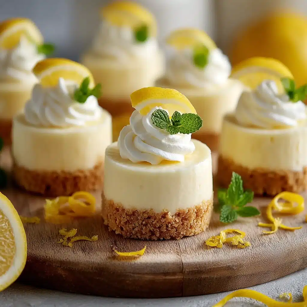 Mini Lemon Cheesecakes Recipe - Recipe Image