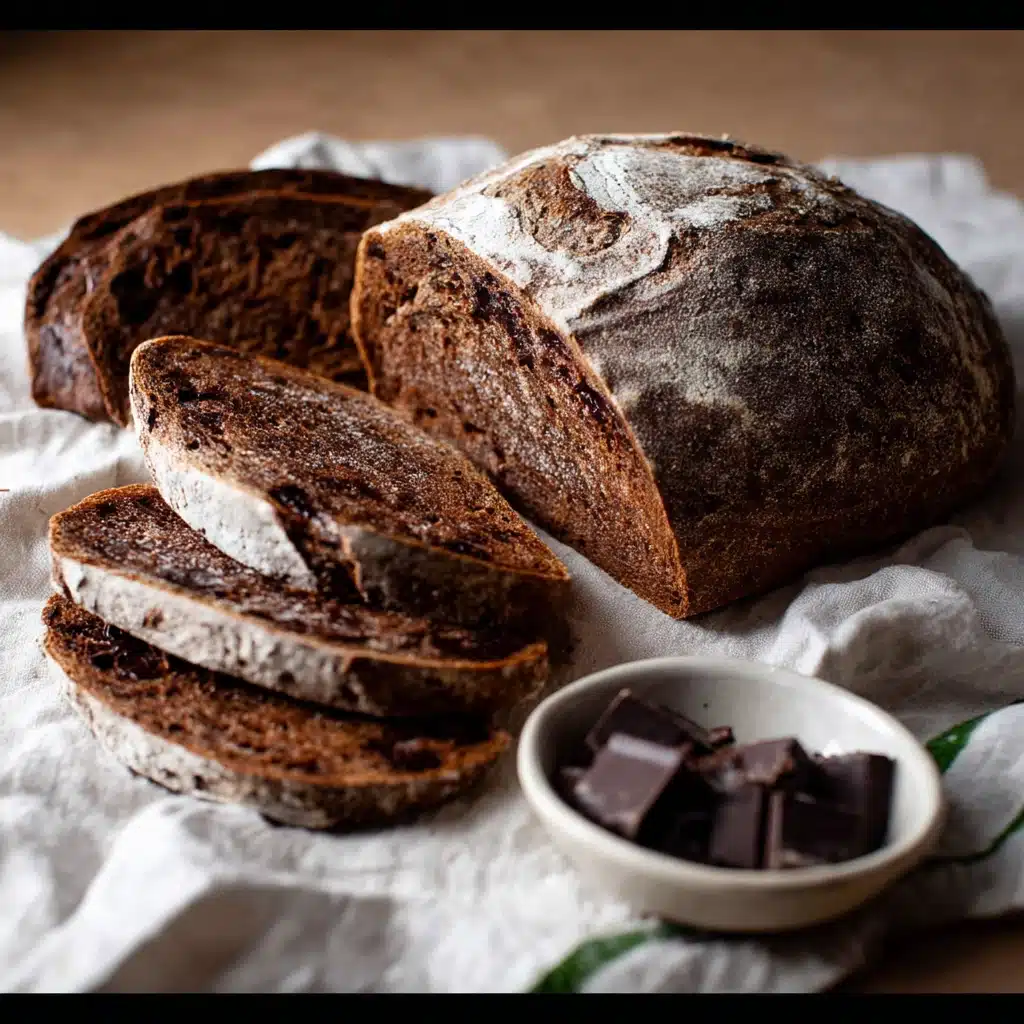 Double Chocolate Sourdough Bread Recipe - Recipe Image