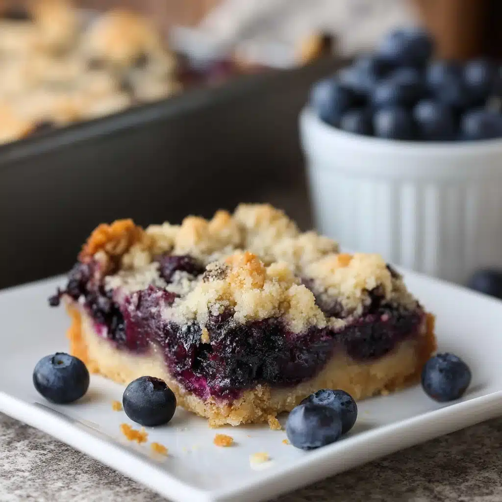 Easy Blueberry Pie Bars Recipe - Recipe Image