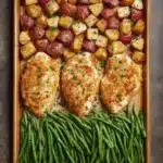 Parmesan Crusted Chicken Sheet Pan Dinner Recipe