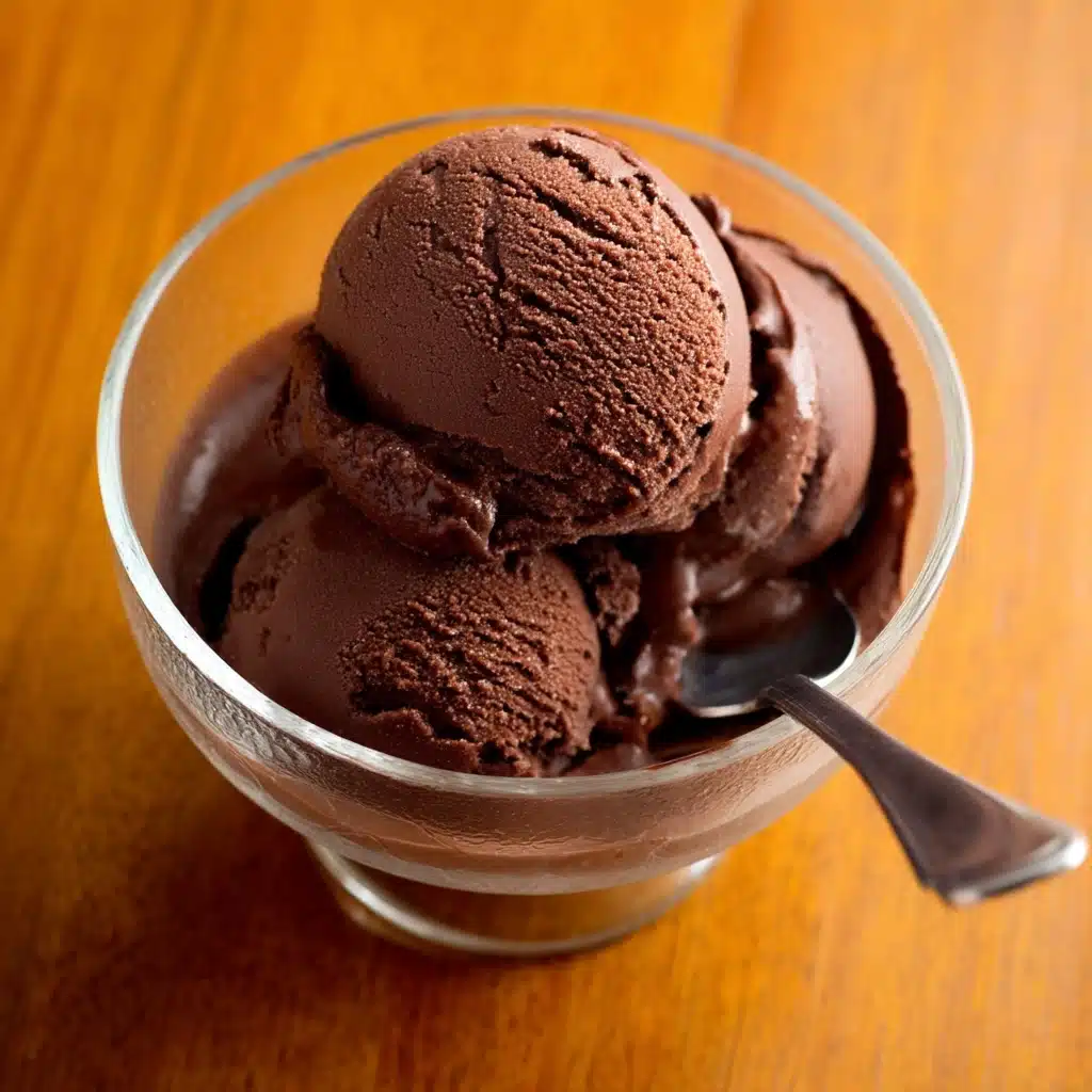Chocolate Sorbet Recipe - Recipe Image