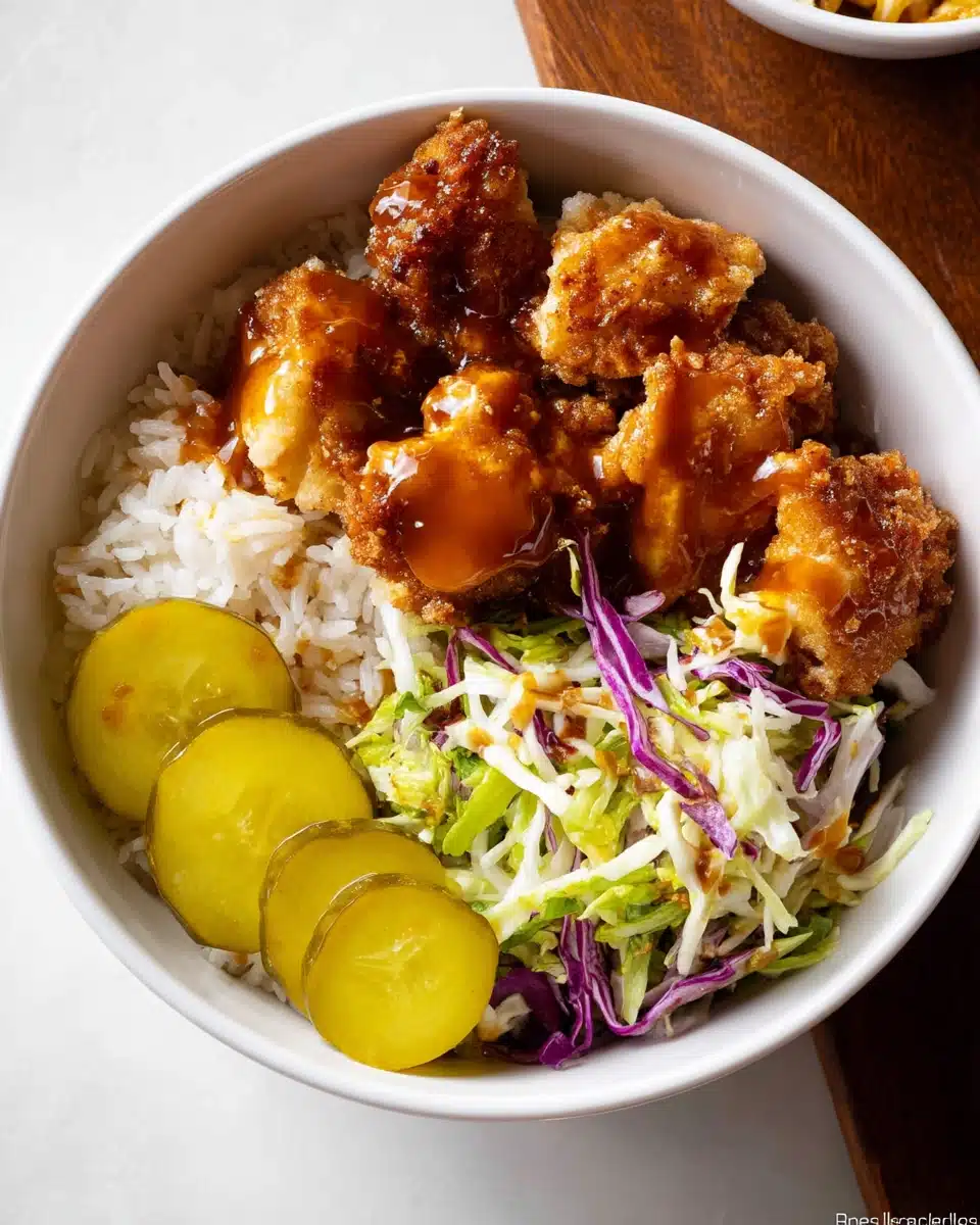 Hot Honey Chicken Bowls Recipe