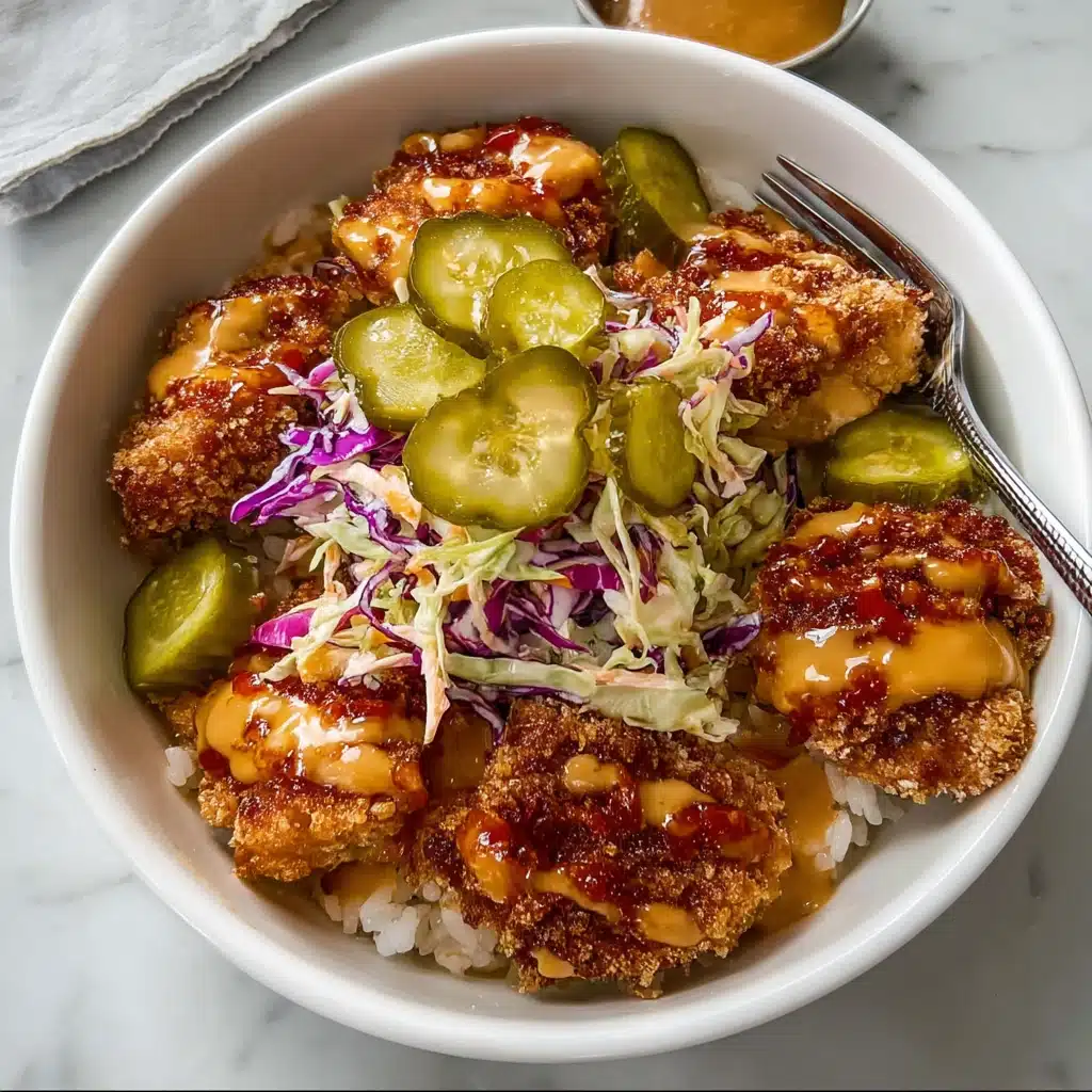 Hot Honey Chicken Bowls Recipe - Recipe Image