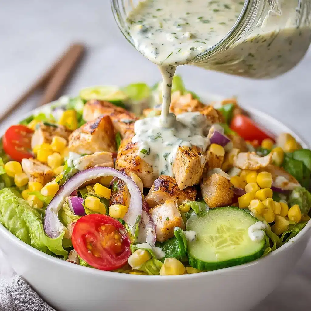 Healthy Ranch Chicken Salad Recipe - Recipe Image