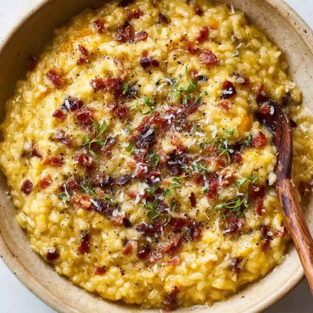 Pumpkin Risotto with Bacon & Parmesan Recipe - Recipe Image