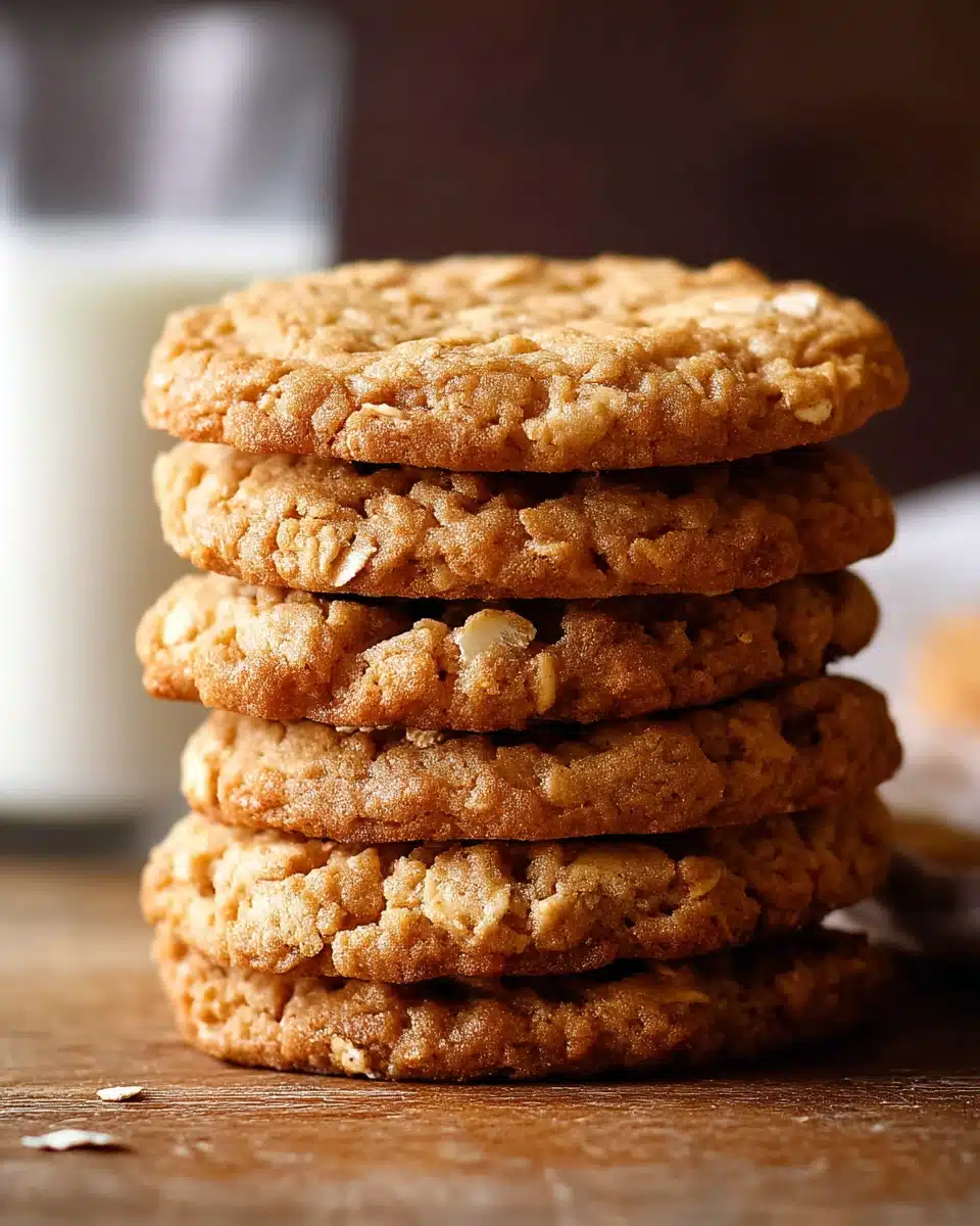 Peanut Butter Oatmeal Cookies Recipe