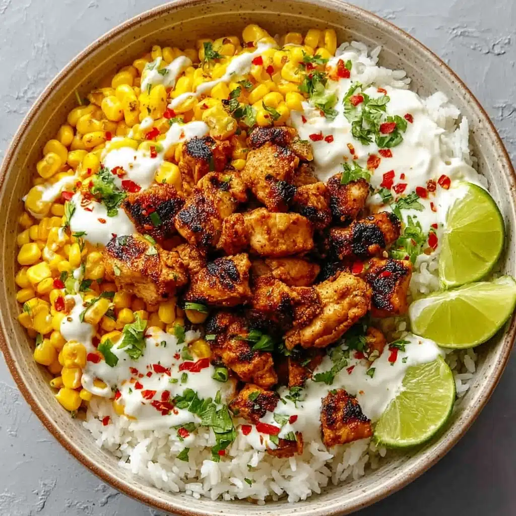 Street Corn Chicken Rice Bowl Recipe - Recipe Image