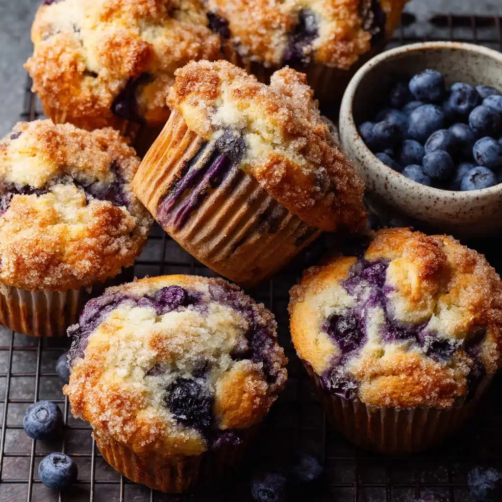 Bakery Style Blueberry Muffins Recipe - Recipe Image