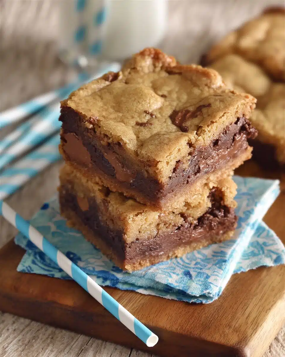 Brown Butter Gingersnap Chocolate Chip Cookie Bars Recipe